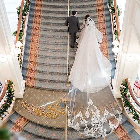 Rosa Clara Martha Blanc Wedding Gown + Veil - Picture 3 of 17